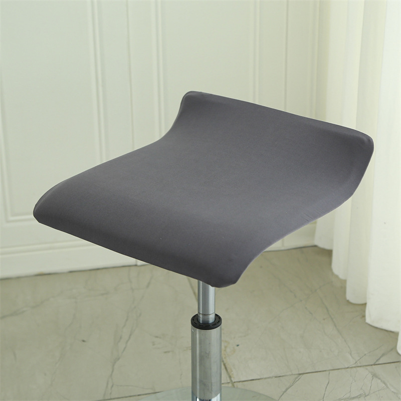 Home Bar Lounge - Kassier Vierkante Stoelhoes Elastische Print Barkruk