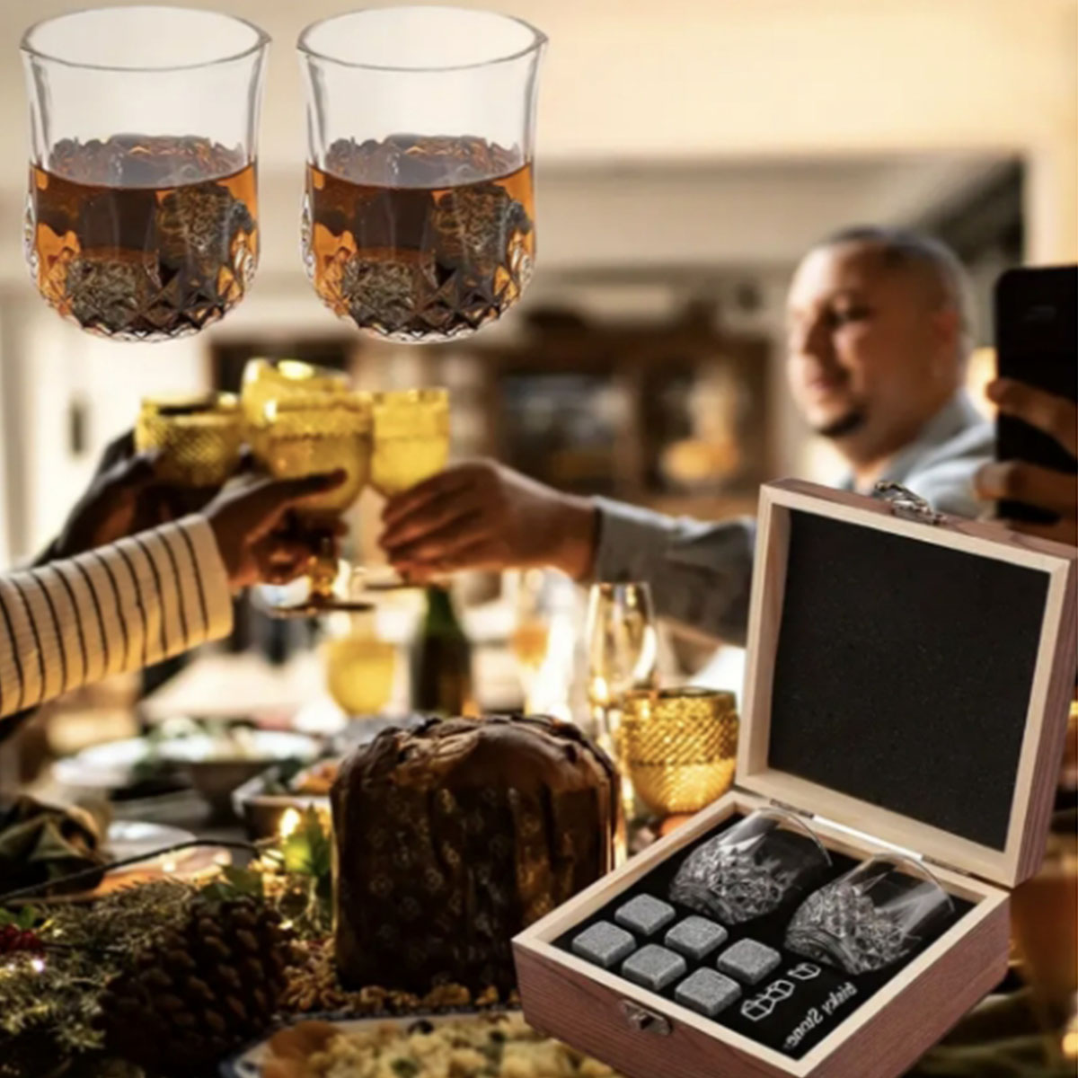 Kerst Valentijnsdag Cadeau Whi - Highball Glass Set recensie en prijs